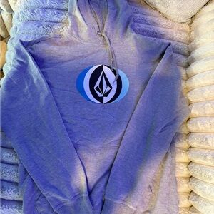 Volcom Gray Hoodie with Iconic Logo